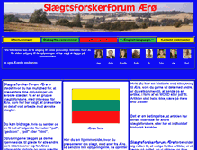 Tablet Screenshot of forumaero.aerogenealogy.dk